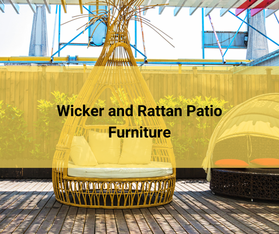 Wicker and Rattan Patio Furniture